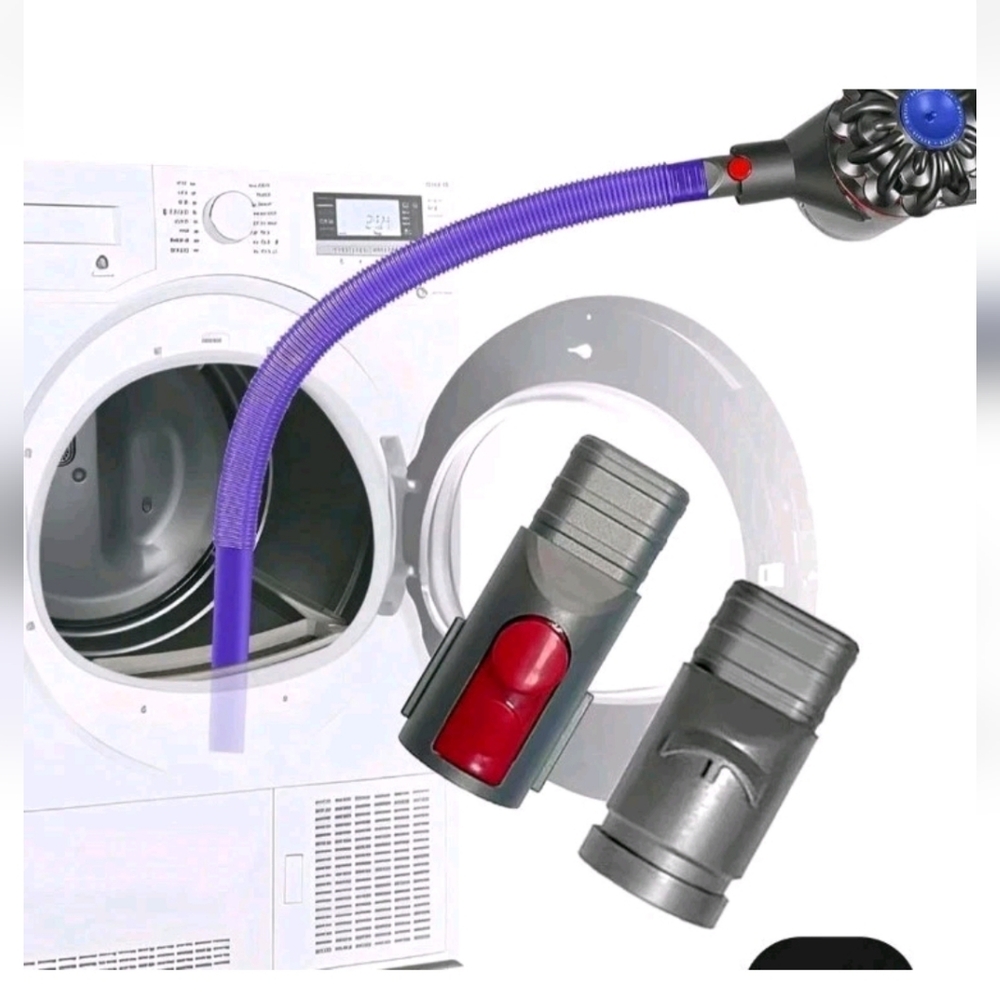 Dryer Vent Cleaner Kit Compatible with Dyson V15 V12 V11 V10 V8 V7 Outsize Va...